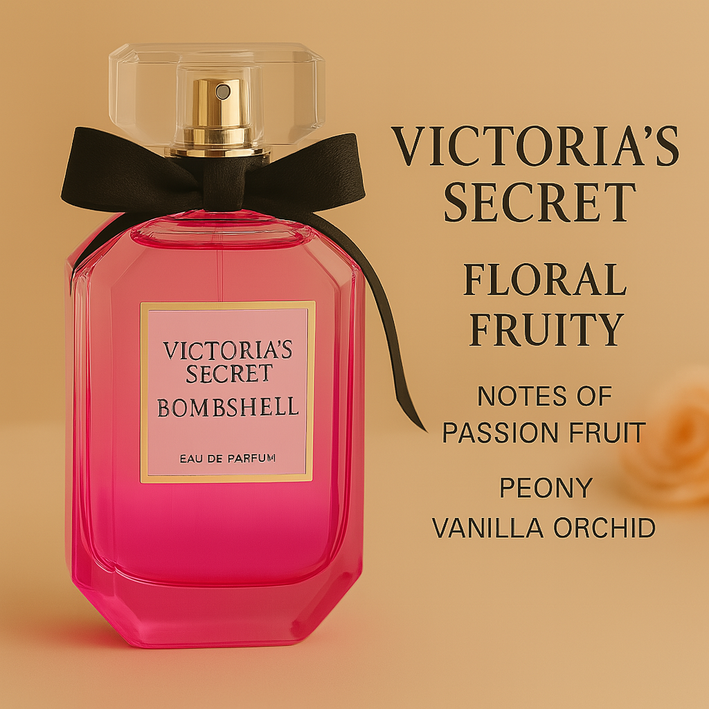 Victoria's Secret Bombshell Eau de Parfum Wanita 100ml – Parfum Asli Segar & Feminin