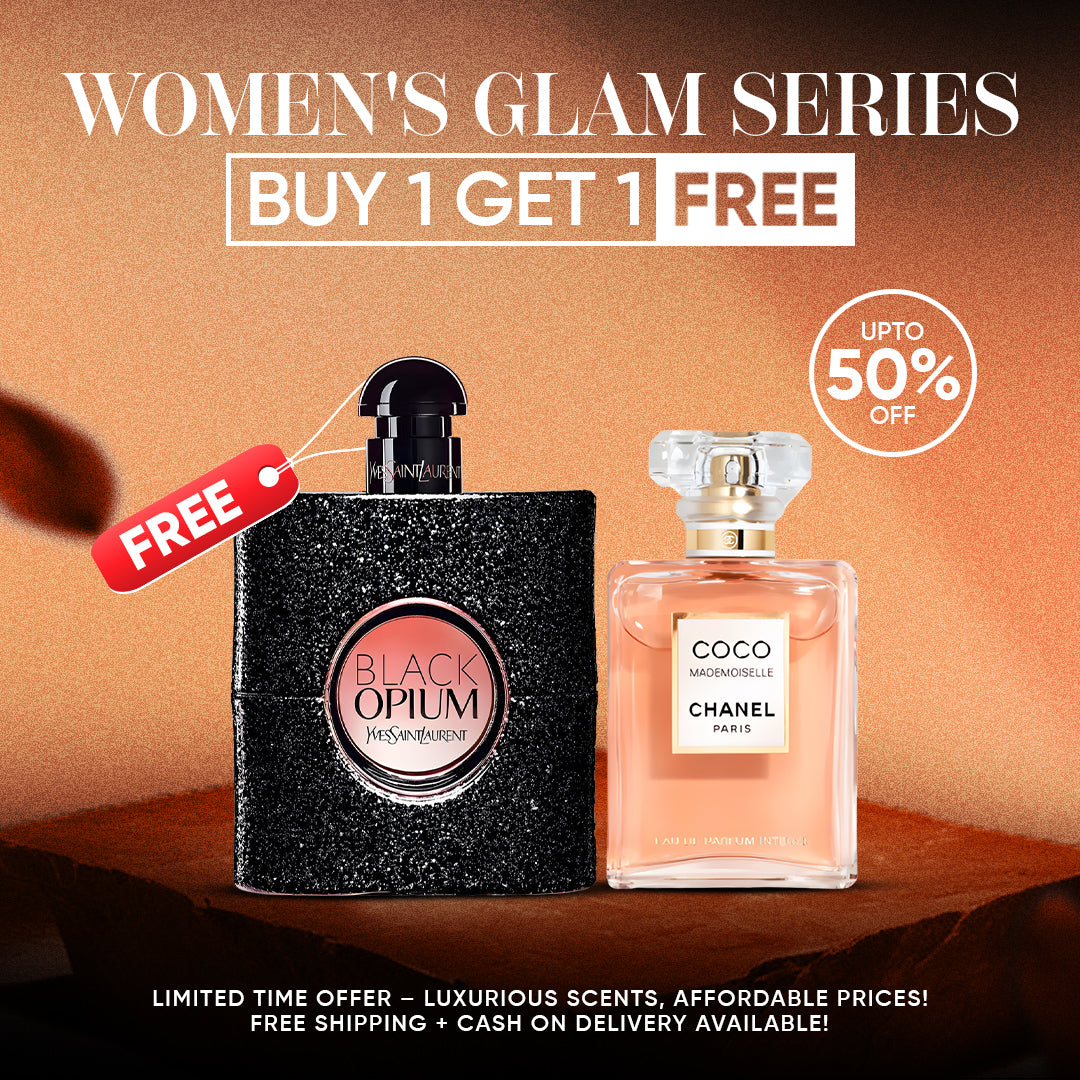 Women's Glam Series Beli 1 Gratis 1 – YSL Black Opium + Coco Mademoiselle (Original)