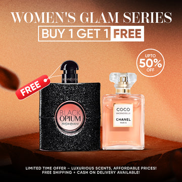 Women's Glam Series Beli 1 Gratis 1 – YSL Black Opium + Coco Mademoiselle (Original)