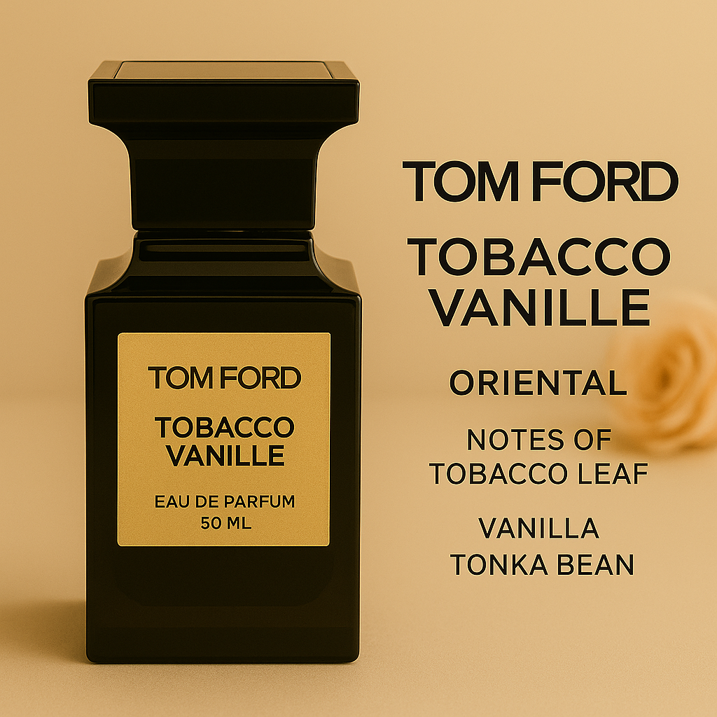 Tom Ford Tobacco Vanille Eau de Parfum Unisex 100ml Parfum Asli Tahan Lama