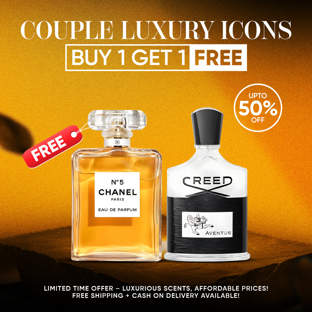 Couple Luxury Icons Beli 1 Gratis 1 – Creed Aventus + Chanel No. 5 (Premium Original)