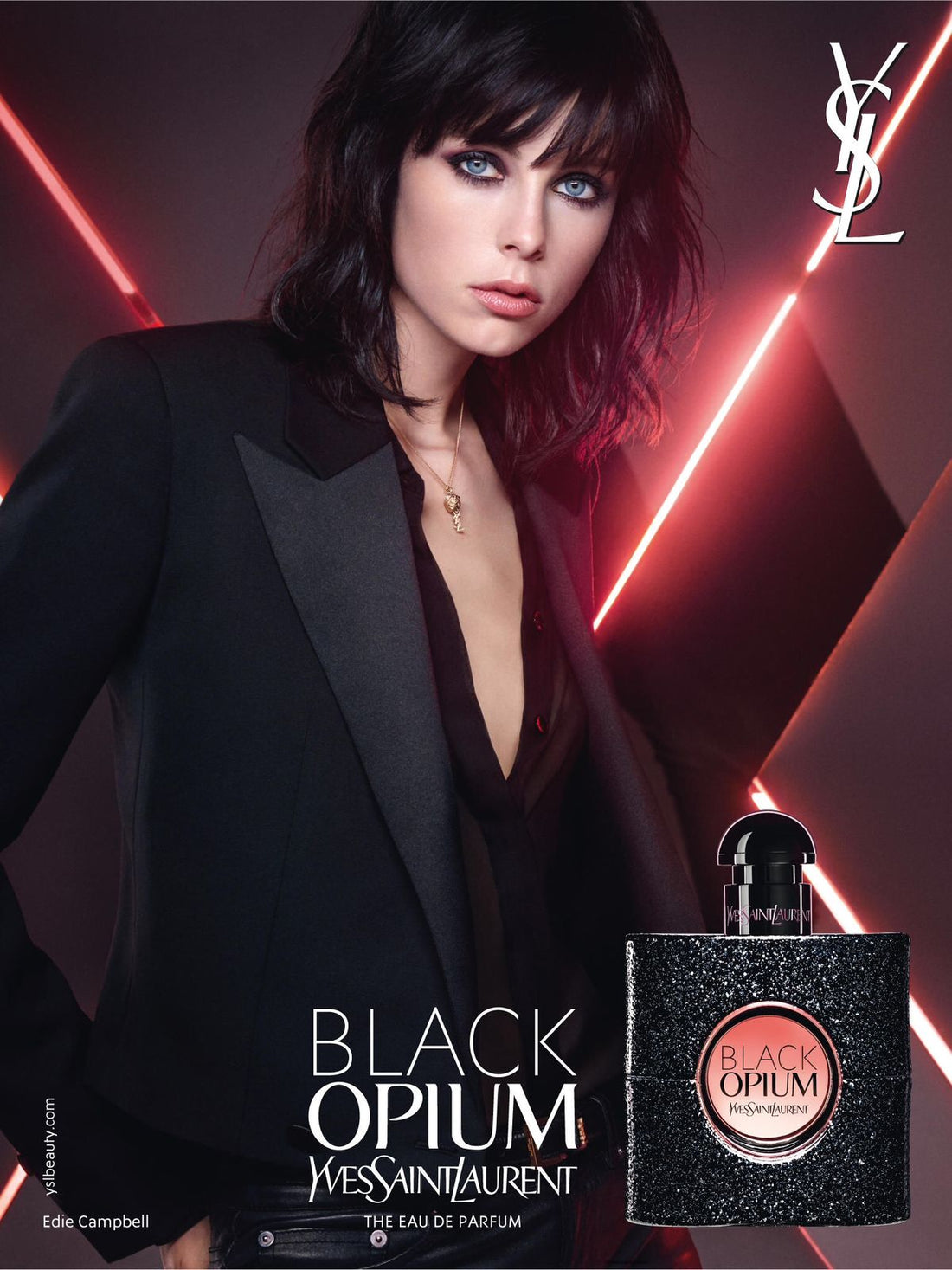 Yves Saint Laurent Black Opium Eau de Parfum Wanita 90ml Parfum Asli Manis & Tahan Lama