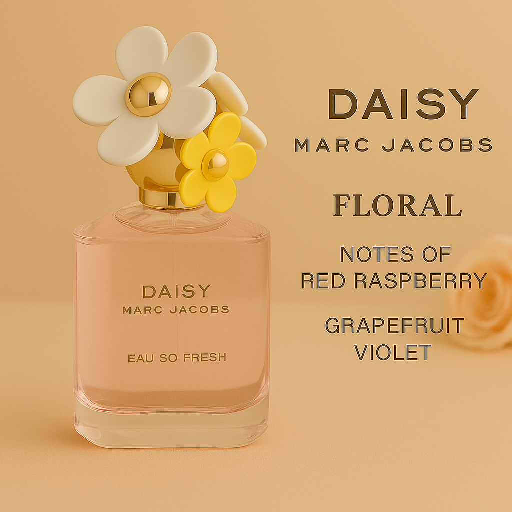 Marc Jacobs Daisy Eau So Fresh Eau de Toilette Wanita 125ml Parfum Asli Segar