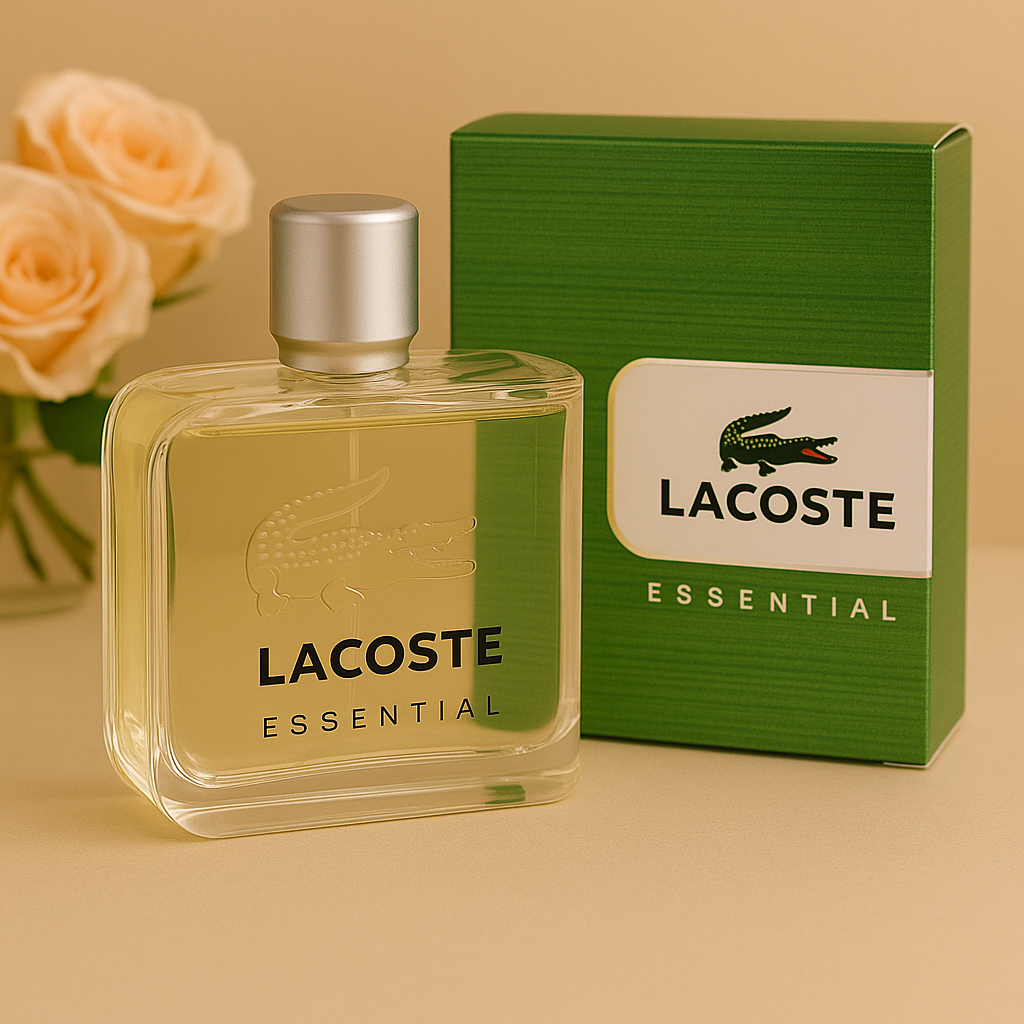 Lacoste Essential Eau de Toilette Pria 125ml Parfum Asli Segar &amp; Maskulin