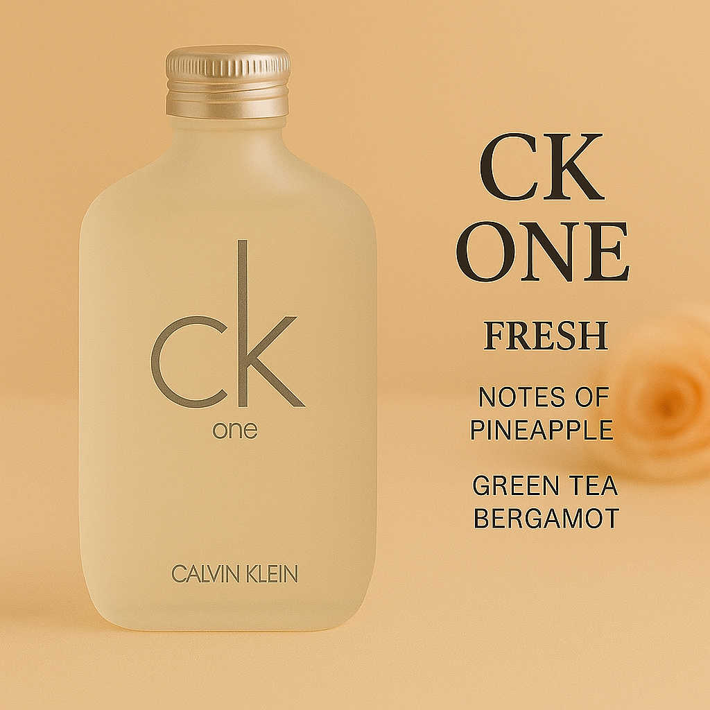 Calvin Klein CK One Eau de Toilette Unisex 100ml Parfum Original Segar &amp; Ringan