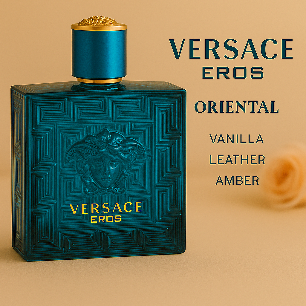 Versace Eros Eau de Toilette Pria 100ml Parfum Asli Segar &amp; Tahan Lama