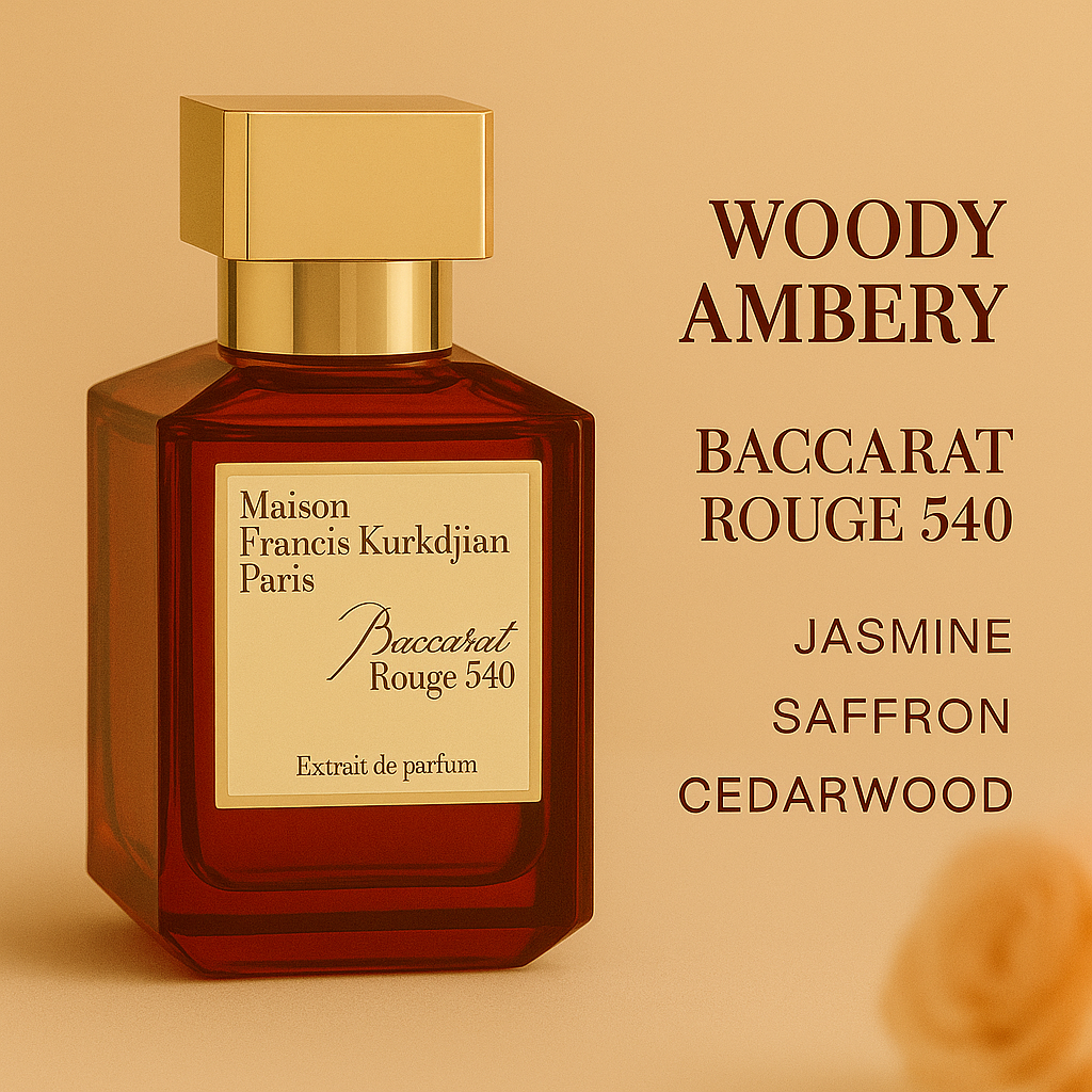 Maison Francis Kurkdjian Baccarat Rouge 540 Eau de Parfum Unisex 70ml Parfum Asli Premium Tahan Lama