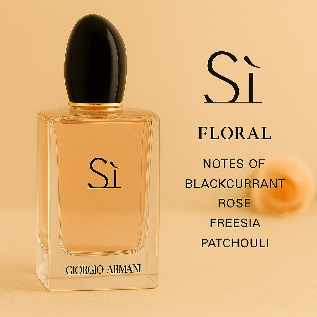 Giorgio Armani Si Eau de Parfum Wanita 100ml Parfum Original Elegan Tahan Lama