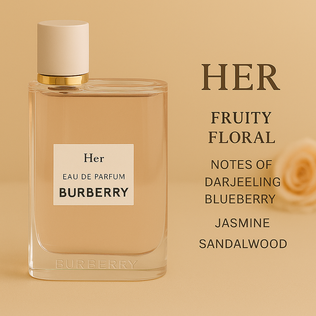 Burberry Her Eau de Parfum Wanita 100ml Parfum Asli Manis &amp; Elegan