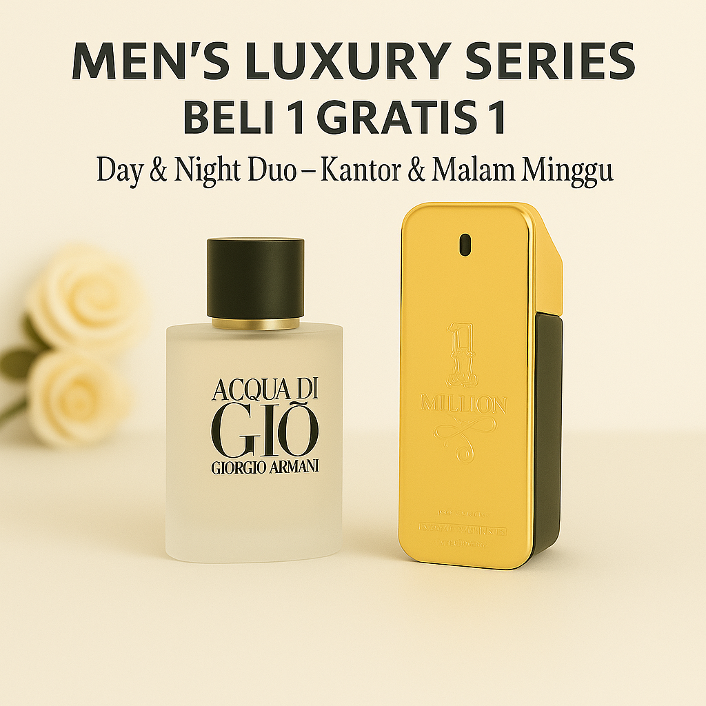 Seri Mewah Pria Beli 1 Gratis 1 – Acqua di Giò + 1 Juta (Original Tahan Lama)