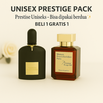 Unisex Prestige Pack Beli 1 Gratis 1 – Tom Ford Black Orchid + MFK Baccarat Rouge 540 (Premium)